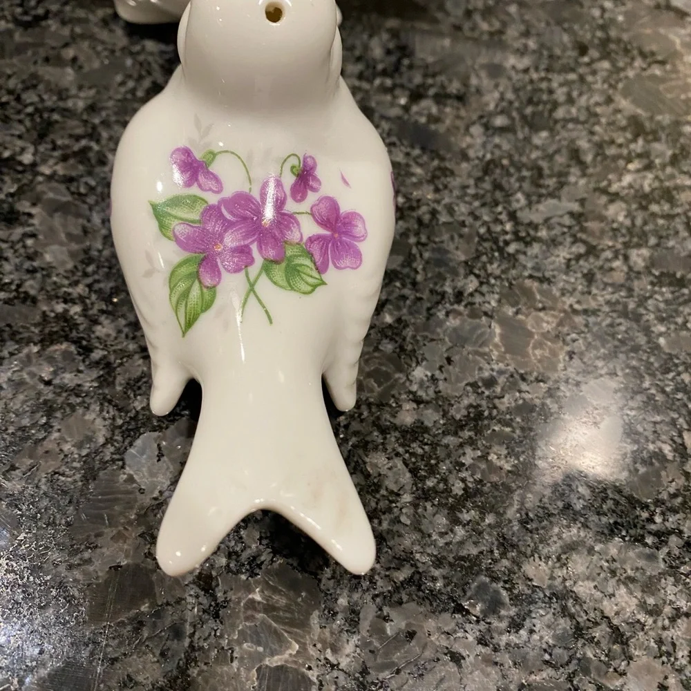 Victorian Violet Salt & Pepper Shakers